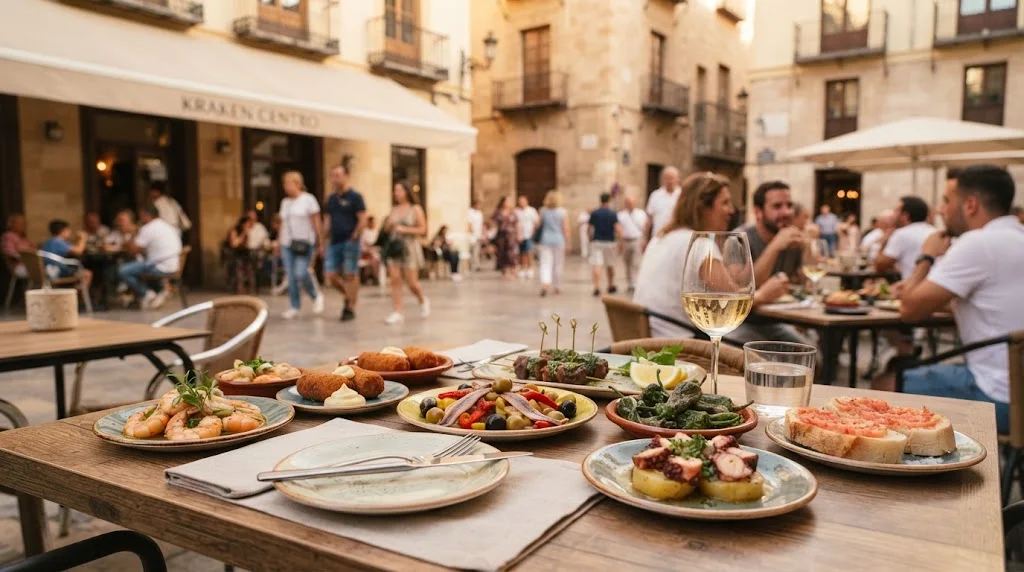 Kraken Centro Tapas Restaurant in Málaga with creative Spanish tapas