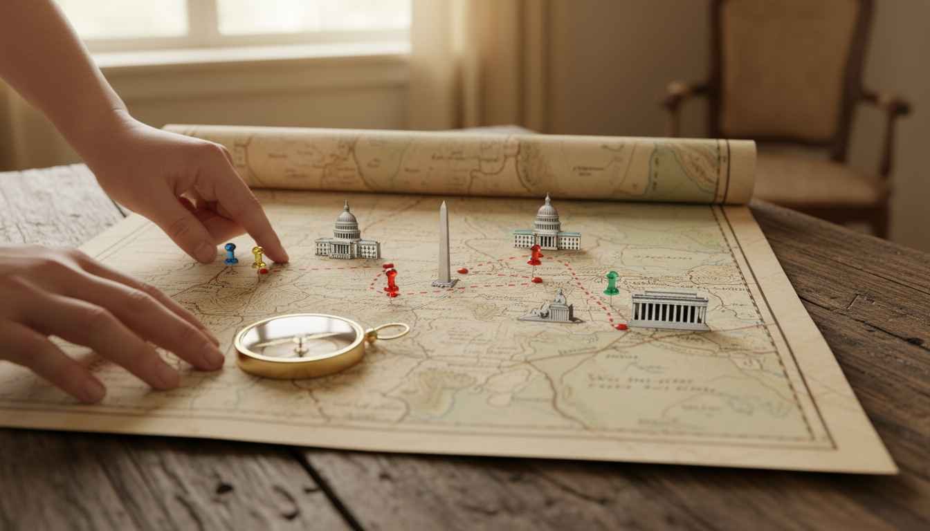 places to visit in washington dc map