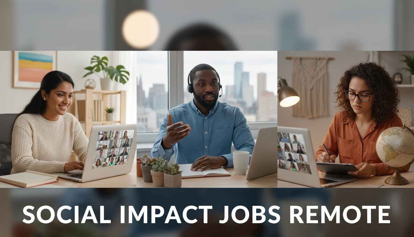 social impact jobs remote